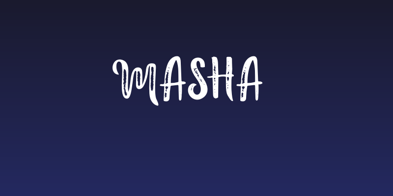Masha Social Header