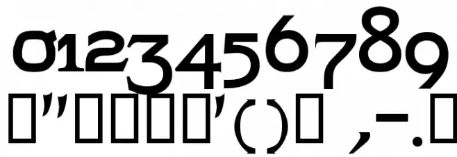 Mashburn .Regular TT Font OTHER CHARS
