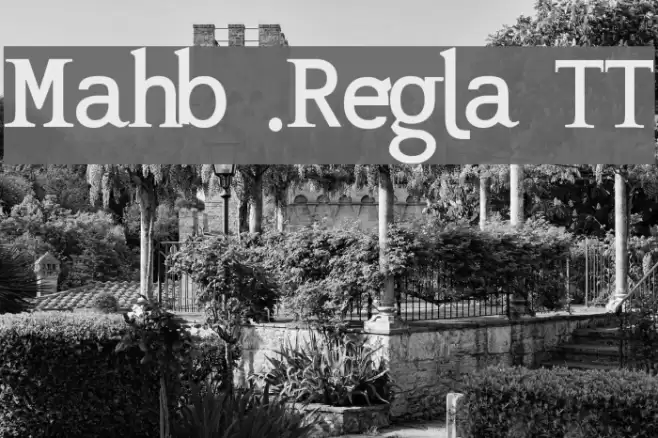 Mashburn .Regular TT Font examples