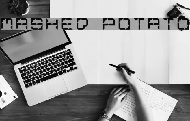 Mashed Potato Font examples