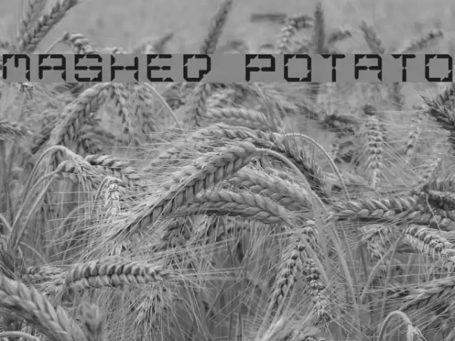 Mashed Potato Font examples