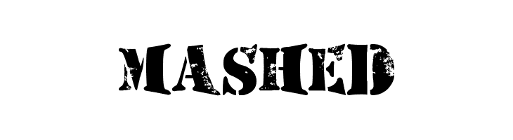 Mashed  font caratteri gratis