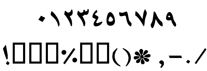 Mashhad Bold Italic Font OTHER CHARS