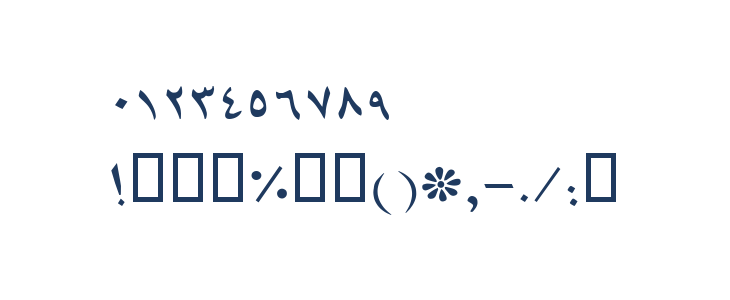 Mashhad Italic Other Characters