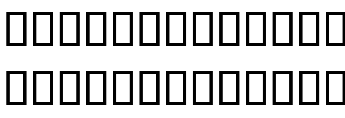 Mashhad Font LOWERCASE