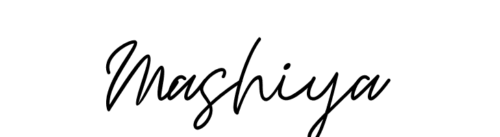 Mashiya  免费字体下载