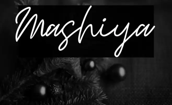 Mashiya Example 1