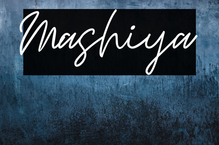 Mashiya Example 2