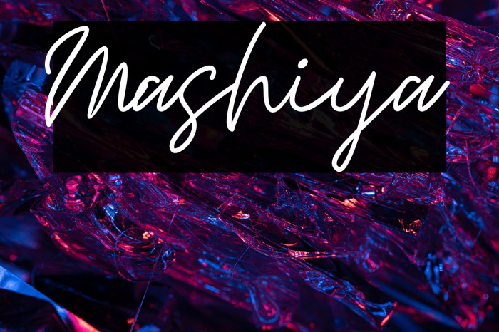 Mashiya Example 2