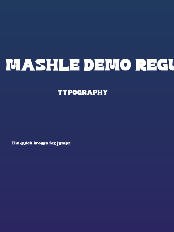 Mashle DEMO Regular Poster