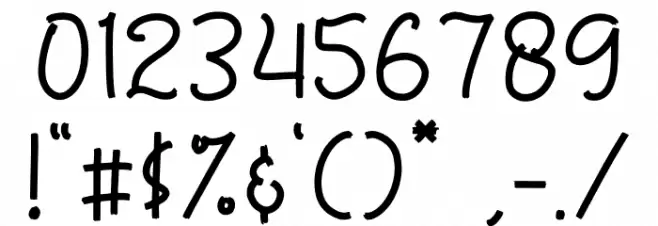 Mashoke Pumpkin Font OTHER CHARS