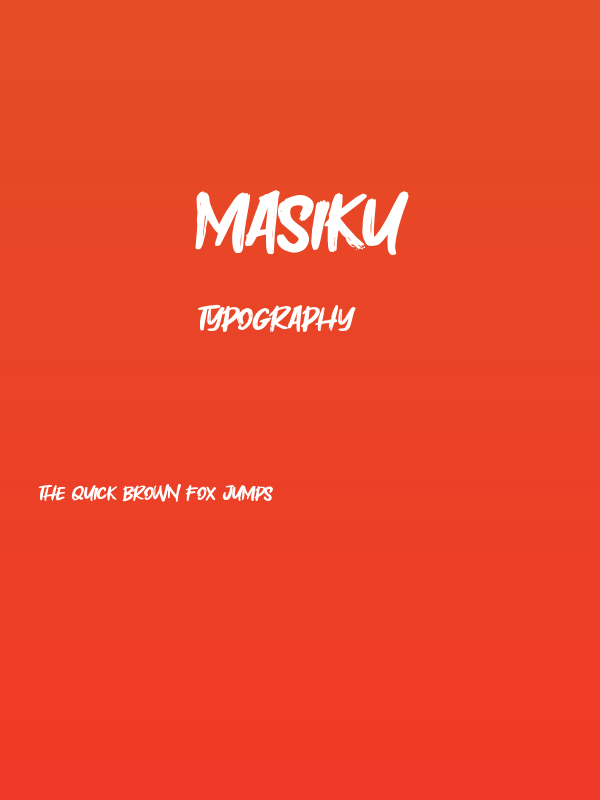 Masiku Poster