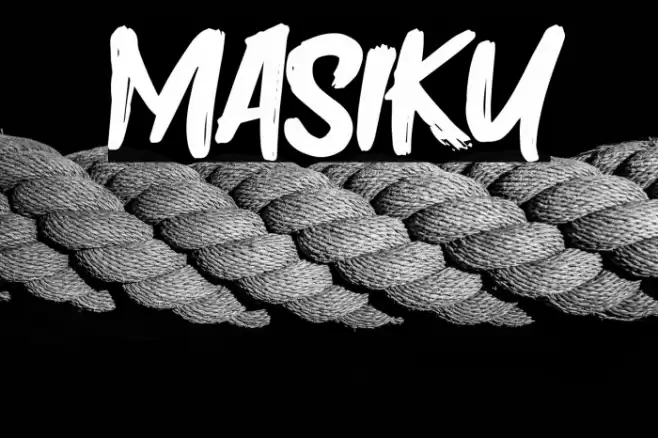 Masiku Font examples