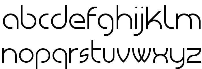 Masiode Light Font LOWERCASE