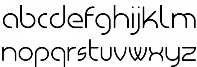 Masiode Rounded Light フォント 小文字