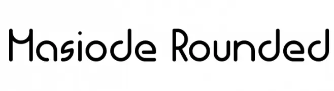 Masiode Rounded  Fuentes Gratis Descargar