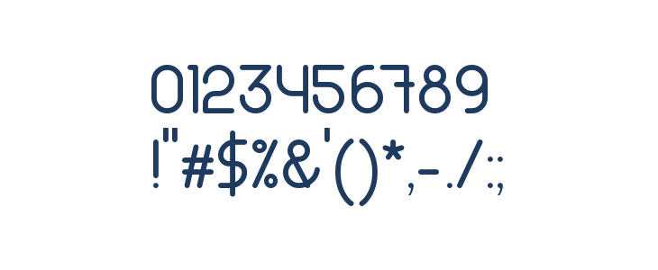 Masiode Rounded Other Characters