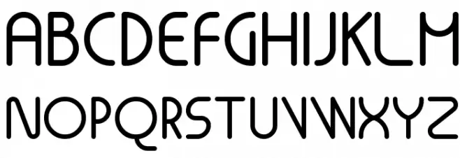 Masiode Rounded Schriftart Groß
