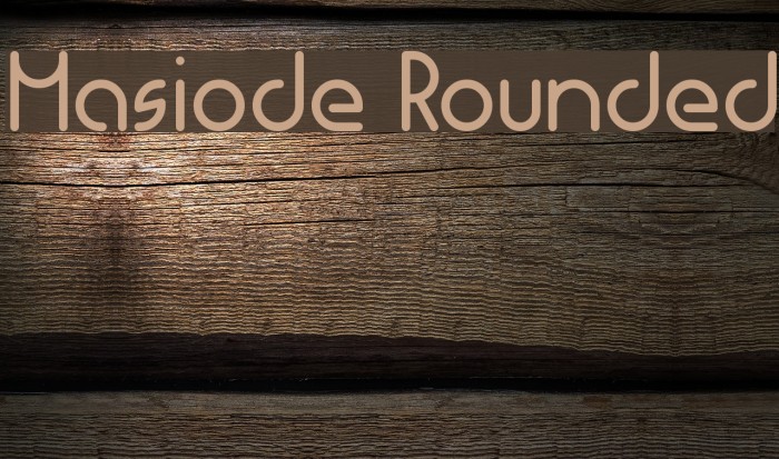 Masiode Rounded Example 3