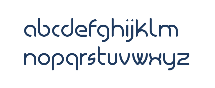 Masiode Rounded Lowercase