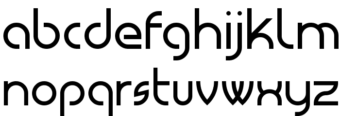 Masiode Font LOWERCASE