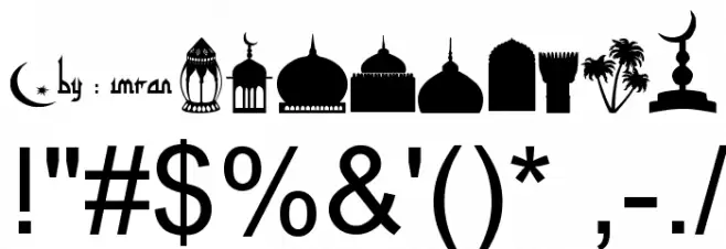 Masjid Al Imran Font OTHER CHARS