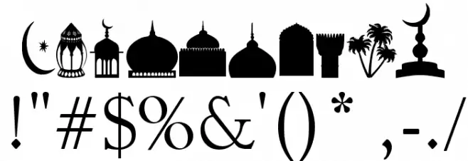 Masjid Al Imran Font OTHER CHARS