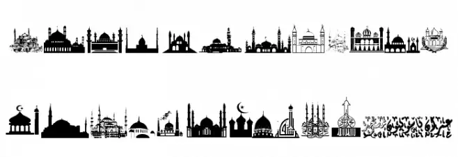 Masjid Al Imran Caratteri MINUSCOLO