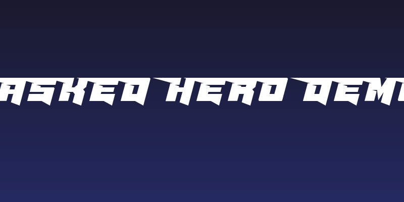Masked Hero Demo Social Header