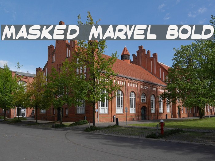Masked Marvel Bold フォント examples