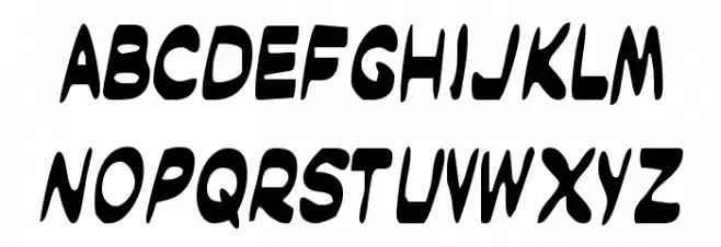 Masked Marvel Condensed फ़ॉन्ट अपरकेस