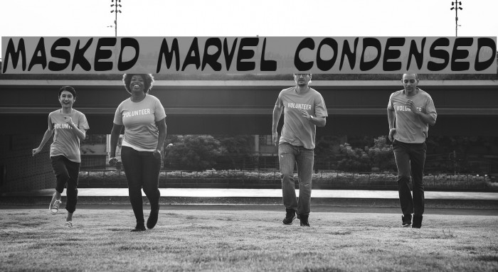 Masked Marvel Condensed Font examples