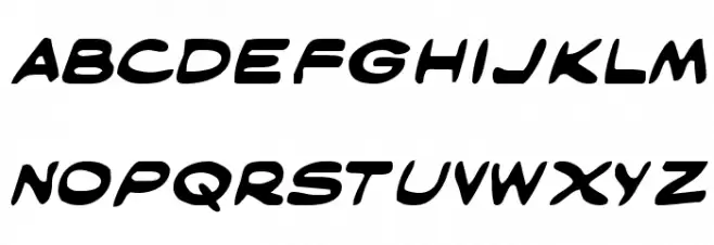 Masked Marvel Expanded Schriftart Kleinbuchstaben