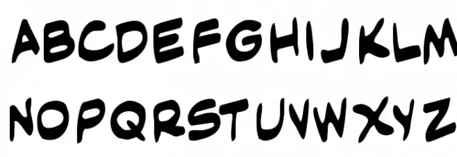 Masked Marvel Rotate Schriftart Kleinbuchstaben
