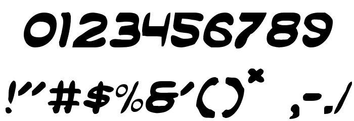 Masked Marvel Font OTHER CHARS