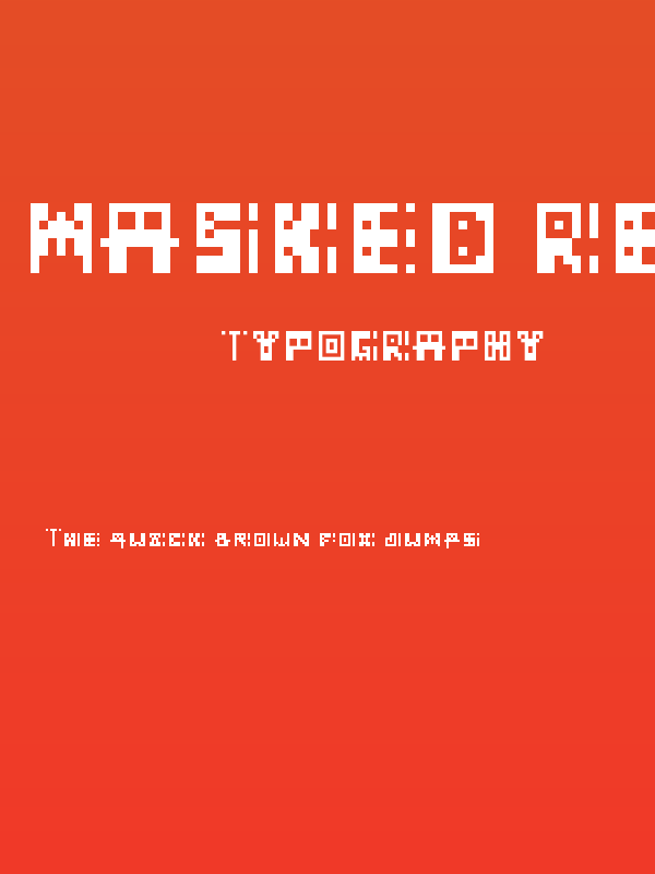 Masked Regular Poster