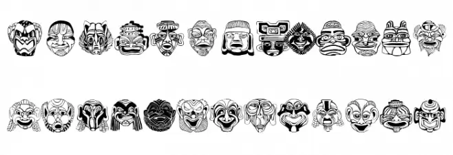 Maskenball04 Шрифта ВЕРХНИЙ