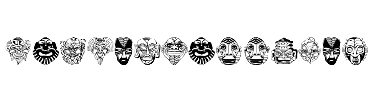 MaskenballDrei  font caratteri gratis