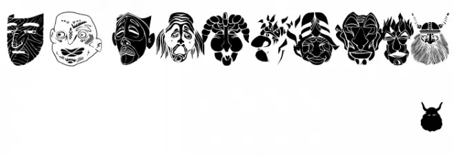MaskenballTwo Font OTHER CHARS