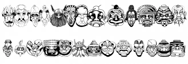 MaskenballTwo Fuentes MINÚSCULAS