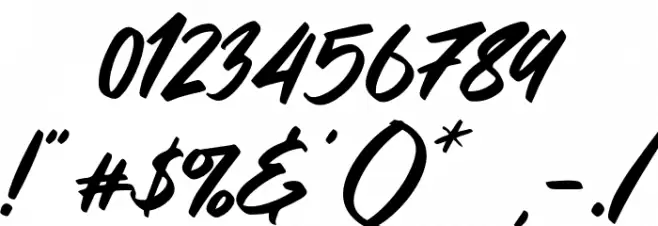 Masker Area Font OTHER CHARS