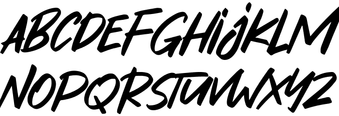 Masker Area Font LOWERCASE