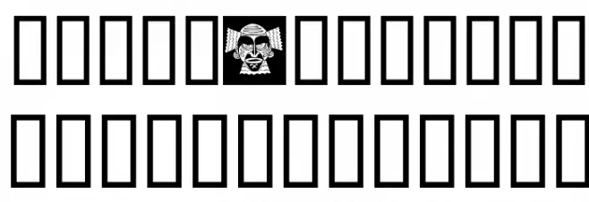 Maskes Font Litere mari