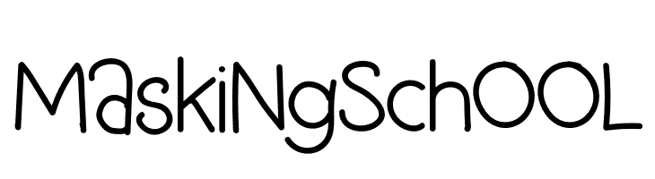 MaskiNg SchOOL  font caratteri gratis