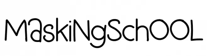MaskiNg SchOOL  Fuentes Gratis Descargar