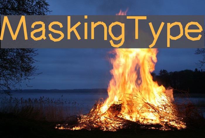 MaskingType Font examples