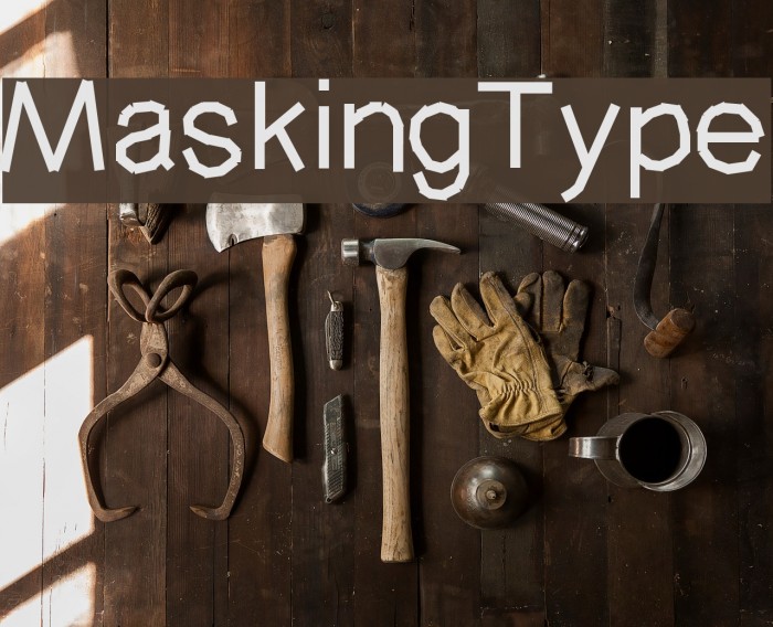 MaskingType Font examples