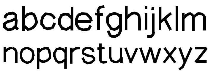 MaskingType Font LOWERCASE