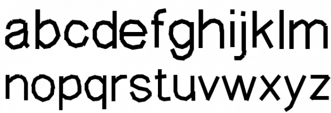 MaskingType Fuentes MINÚSCULAS