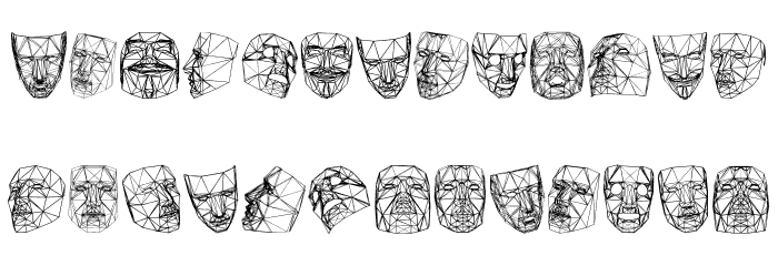 Masks 3D Regular لخطوط تنزيل صغيرة